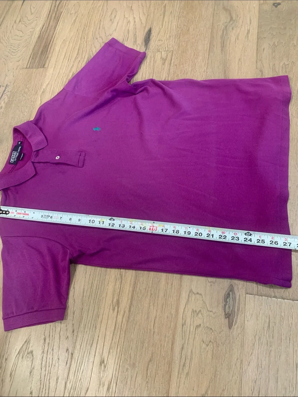 Vintage Ralph Lauren Purple Short-Sleeve Polo Size XL